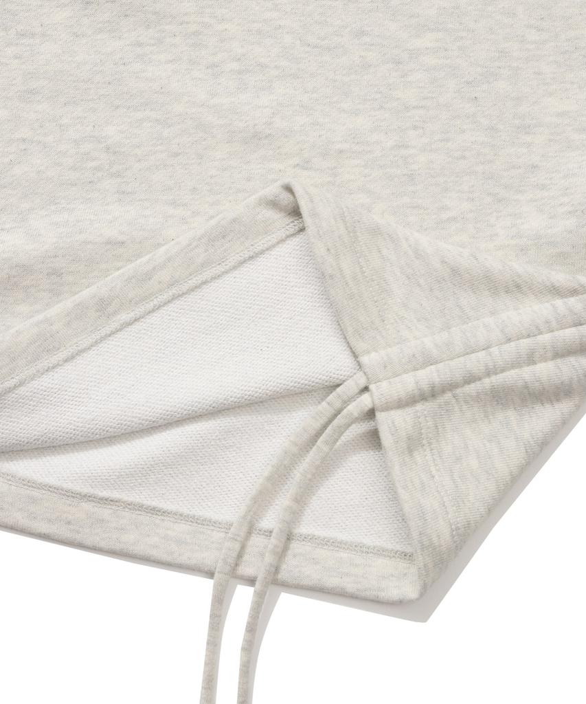 COVERNAT WOMAN Shirred Sweatshirt Oatmeal