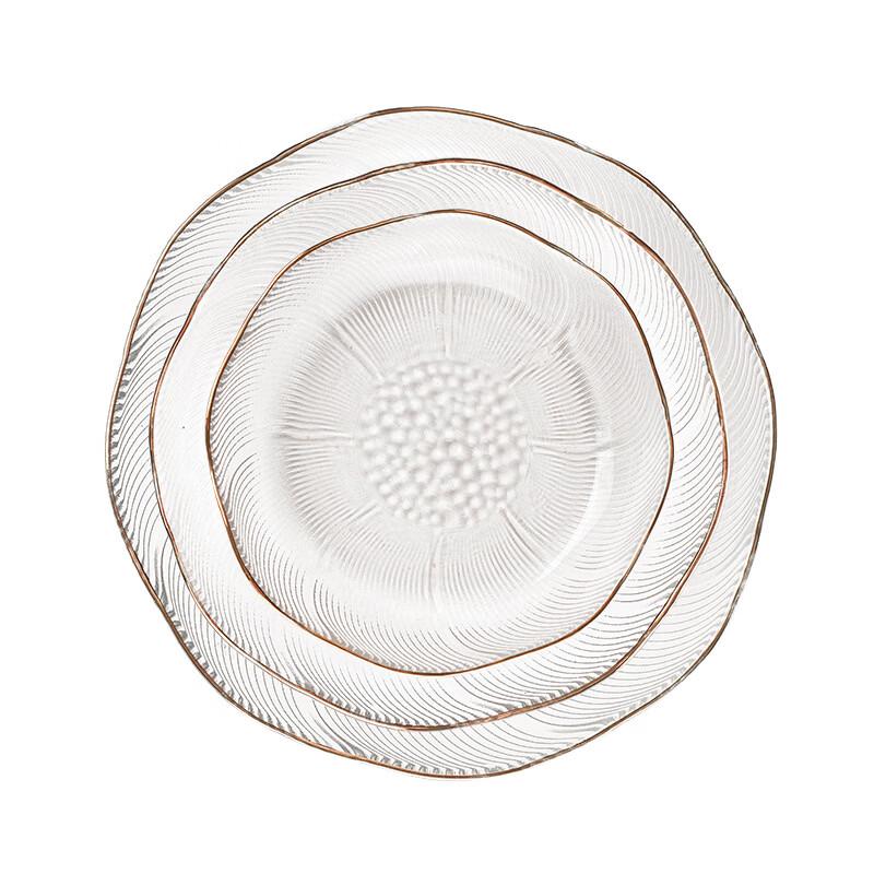 Ruhan Crystal Glass Fruit Bowl Set