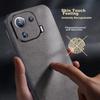 Xiaomi 11 Pro Phone Case, Mi 11 Pro Protective Cover, Shockproof Camera Full Protection Soft, Simple Silicone Outer Case, WoAnd Leather Case, Black