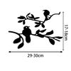 Removable 3D Tree Birds Mirror Wall Stickers DIY Art Decal Home Decor-Mural