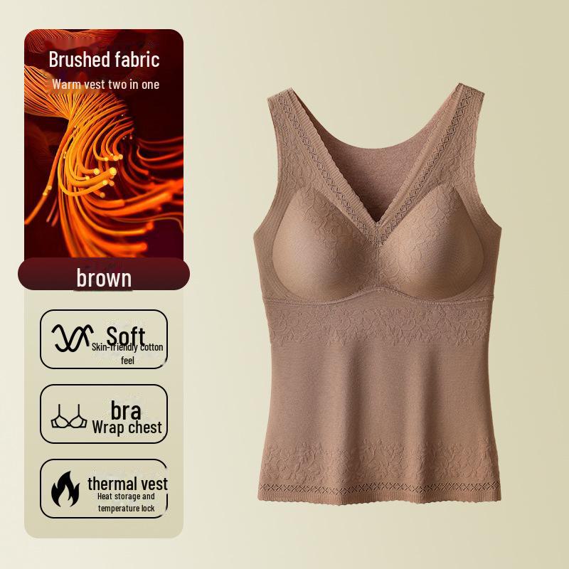 Gilet Termico Originale da Donna con Jacquard Lyocell Seta di Gelso e Imbottiture Pettorali Incorporate #840