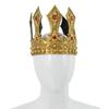 King Crown Headwear for Weddings and Masquerades Adjustable Cownpiece Antique Tiaras for Stage Performances
