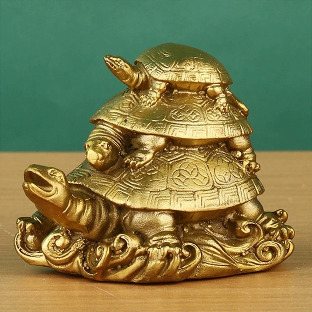 Pyrite Stone Turtle Figurine Birthday Gift Tortoise Craft Ornament Pyrite Tortoise Inspired Decor for Living Room Table Display
