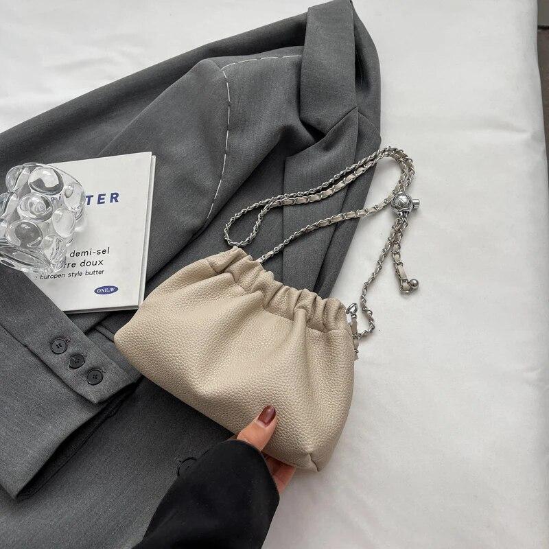 Small PU Leather Design Crossbody Bags for Women 2024 New Fashion Brand Shoulder Bag Female Handbags and Purses CLE