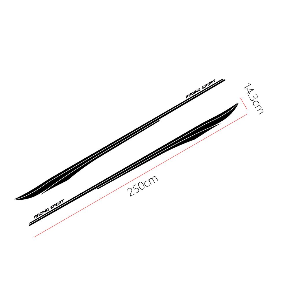Car Door Side DIY Stickers Racing Sport Styling Decoration Vinyl Film Decals Tuning Auto Accessories for Cars SUV Pickup Truck