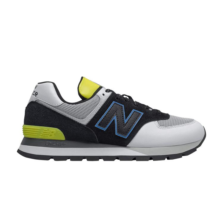 

New Balance 574 Rugged Black Helium Мужские кроссовки Серые ML574DNI