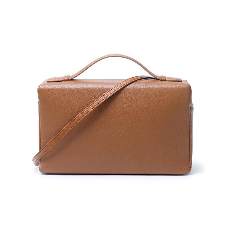 Pierwsza warstwa skóry bydlęcej Lp19Lp27 Torba na lunch Gigi Ta sama skóra Modna do noszenia w ręku Torba damska Torba na ramię Torba crossbody