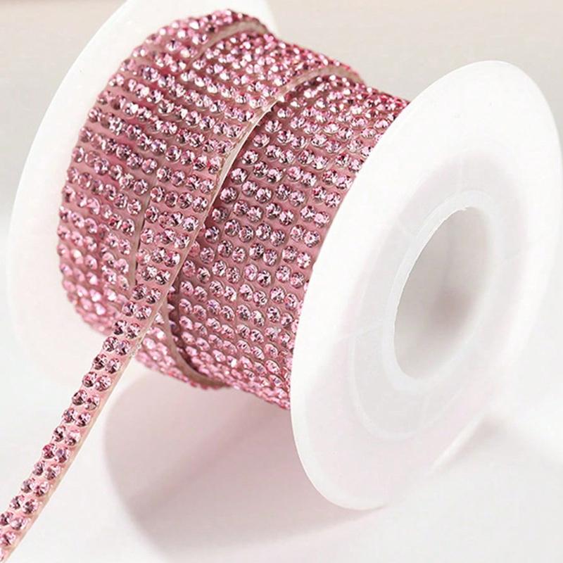5-Meter/Roll DIY Rhinestone Strip for Car Crystal Diamond Decoration Car Diamond Decoration Self-Adhesive Diamond Crafts DIY Rhinestone Strips