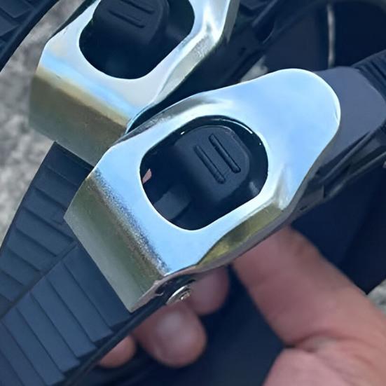 Heavy-Duty Grip Lock Strap Reusable Connectable Multi-purpose Ratchet Strap Adjustable Metal Ratchet Buckle Locking Fixing Strap