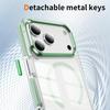 For iPhone 17 Pro Case Compatible with MagSafe TPU PC Acrylic Shockproof Clear Phone Back Cover