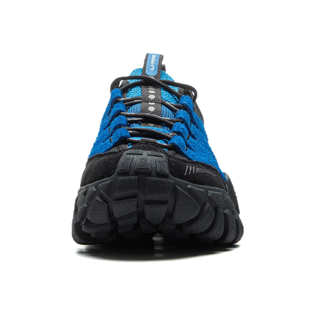 Li Ning Sand Dune Cushioning Slip Resistant Abrasion Resistant Breathable Height Increasing Low top Casual Shoes Men's AGCU435-4