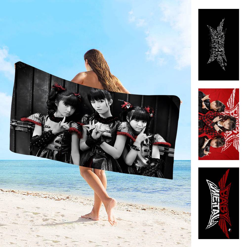 Japanese Band BABYMETAL Microfiber Beach Towel Absorbent Quick dry Soft Yoga Swimming Resort Mountain Climbing Towel