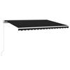 Manual Retractable Awning 400x350 cm Anthracite
