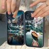 Forest Beach Sunrise Mountains Nature Phone Case For iPhone 11 12 13 14 15 16 17 Pro Max Shockproof Soft TPU Back Cover