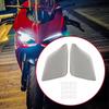 2 Pieces Headlight Cover Motorcycle Lens Protector Front Acrylic Material for