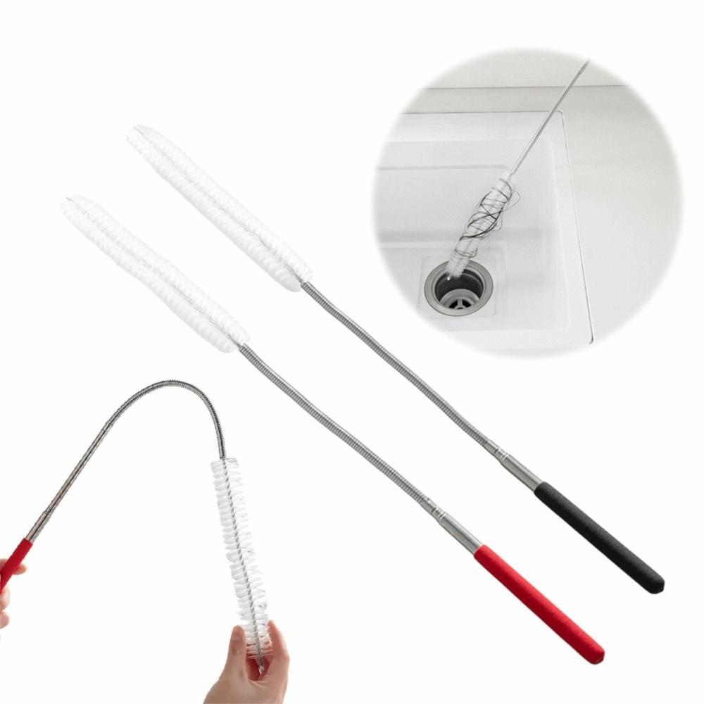 Multi-purpose Drain Cleaner Extendable Effectively Capture Hair Drain Unclogger Brushes Sewer Cleaning Brushes