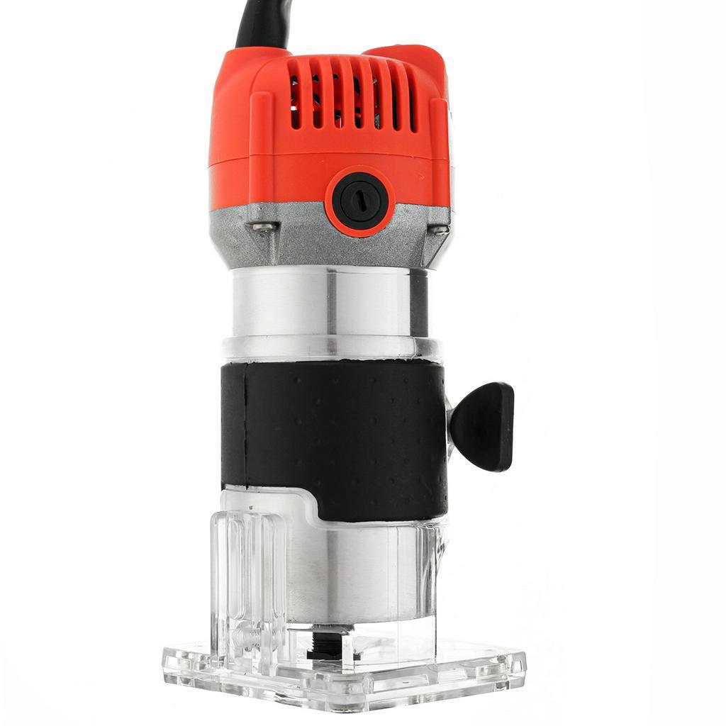220V 6.35mm Small Copper Motor Carving Machine Woodworking Power Tools Electric Hand Trimmer Wood Laminate Router