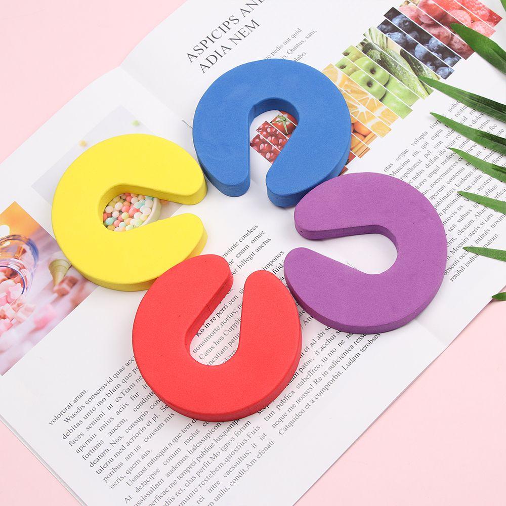 4PCS Kitchen Bedroom Door Clip Foam Guard Baby Kids Safety Finger Protector Door Stopper