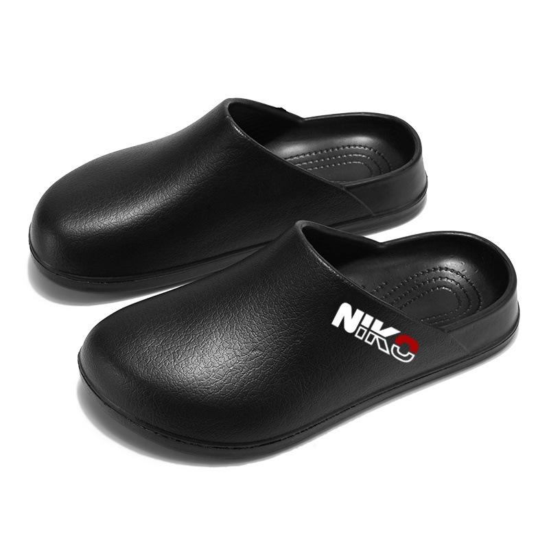 EVA weicher Boden auf Scheiße treten Gefühl Baotou Slipper große Größe Mode Freizeitschuhe rutschfest und desodorierend Arbeit Boken coole Hausschuhe