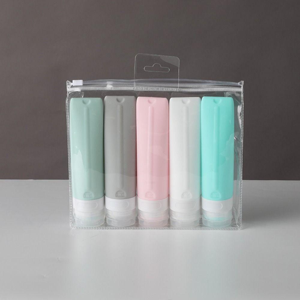 

4/5 шт./набор 80 мл бутылочки с нажимным насосом для лосьона портативный органайзер для туалетных принадлежностей гель Style B 4pcs