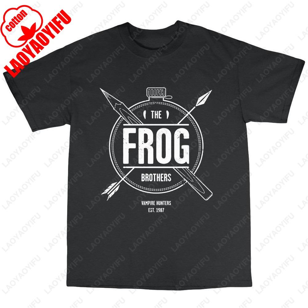 The Frog Brothers TShirt Cotton Boys Lost The Tribe The Thirst Vampires Summer Fashion Classic High Quality Cotton Letters Tee