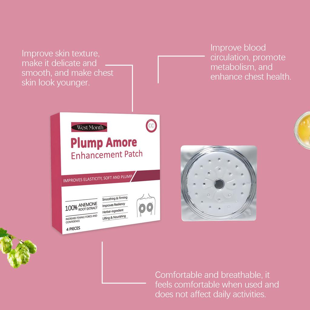 Premium West Month Women's Lightweight Transparent Chest Pads For All Skin Types