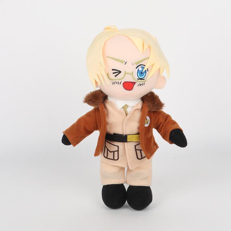 

Плюшевая кукла Hetalia Axis Powers с наполнителем из полипропиленового хлопка для коллекционеров и фанатов Blonde