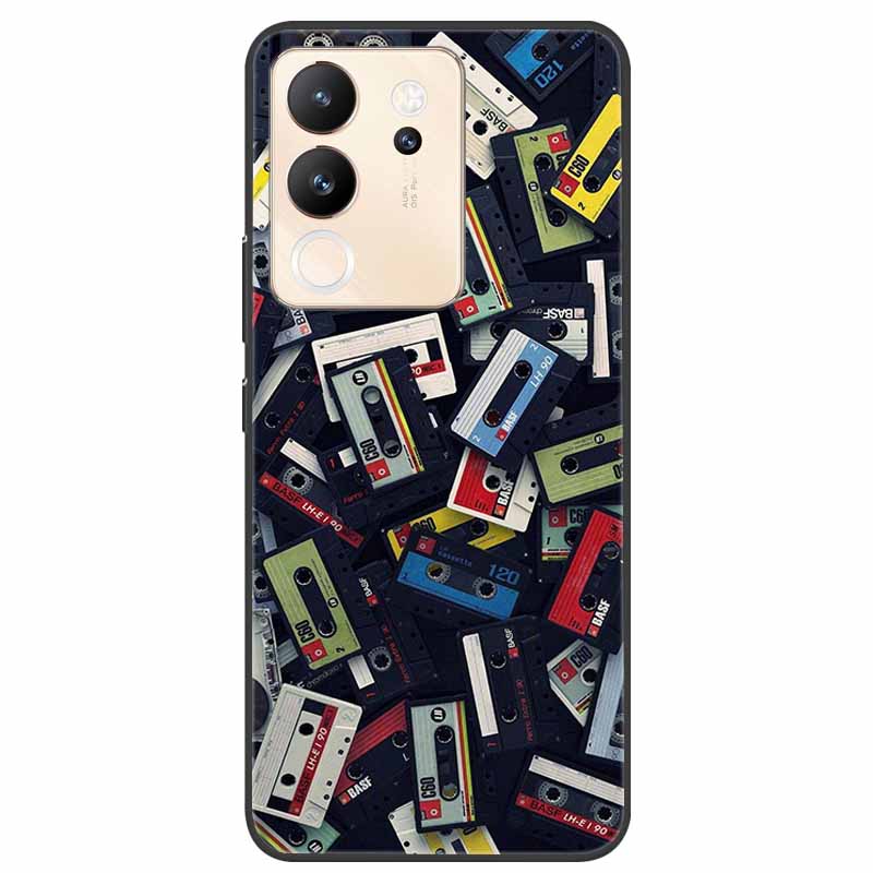 For Vivo V30 Lite Case 6.67'' Silicone Painted Soft TPU Protective Cover for Vivo V 30 Lite 5G Phone Cases V30Lite V2314 Cartoon