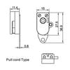 1/2pcs Pull Switch Wall Light Switch With Rotating Pull Switch Home Lighting Control Switch