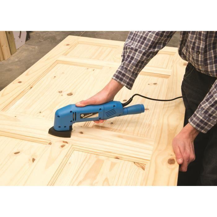 Ponceuse delta silverline 180 w 90 mm - vitesse 10 000 tr/min - longueur câble 1,6 m