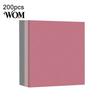 Non-residue Adhesive Notes Morandi Colored Memo Notes, Smooth Writing Paper, Indexing And High-end Decorating Notebooks Note, for Office School