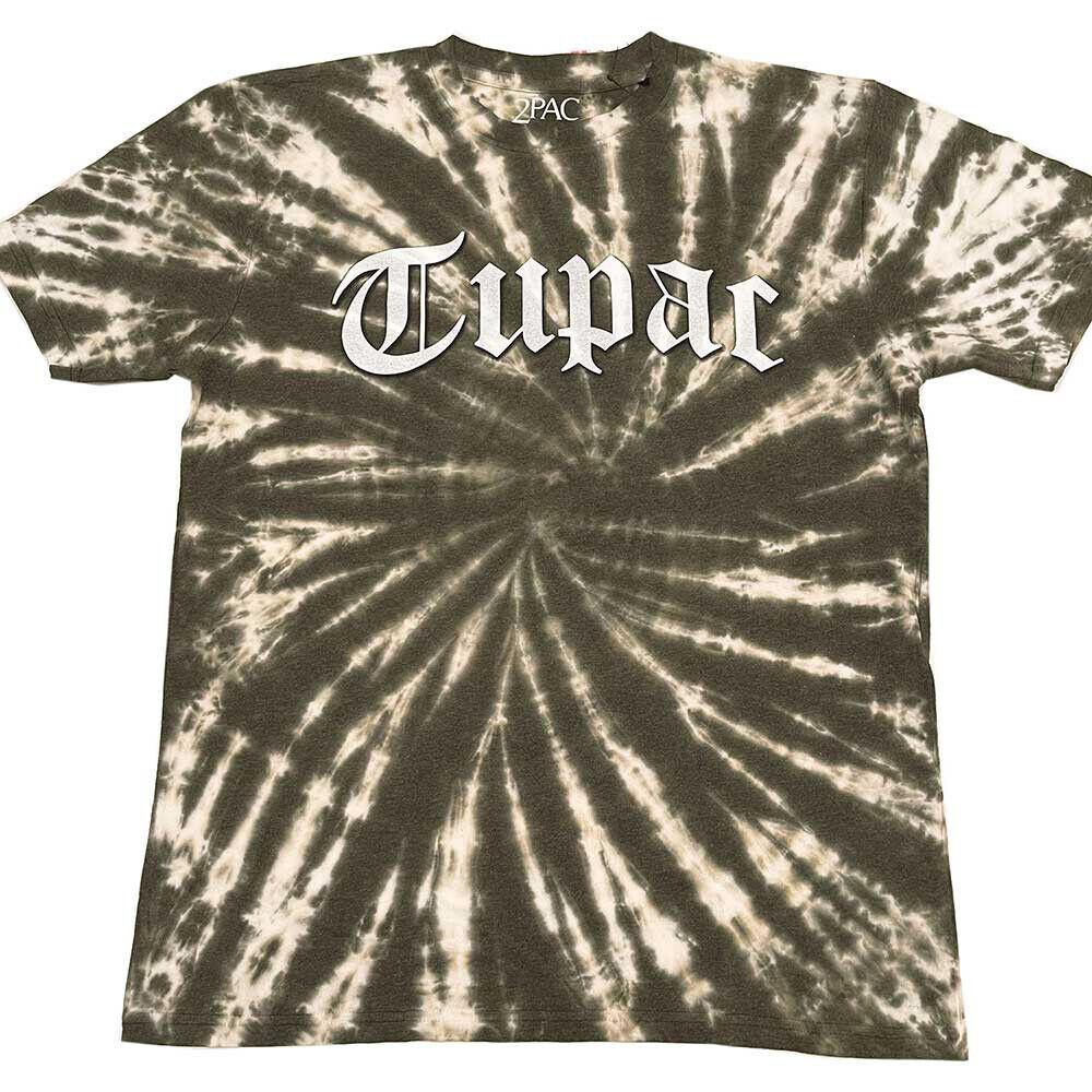 

Зеленая футболка унисекс с логотипом Tupac Gothic Logo S