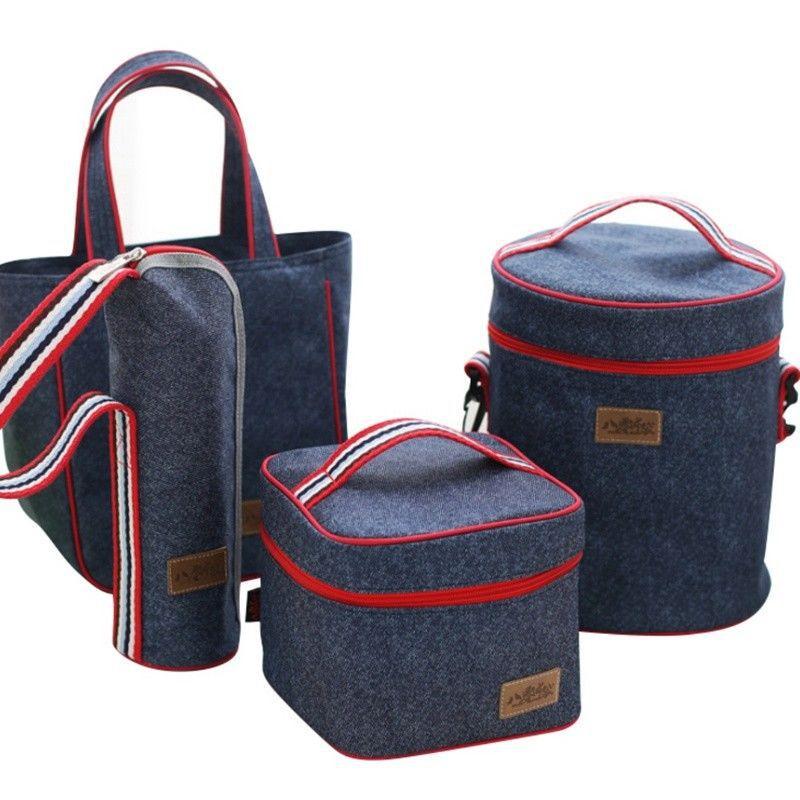 Premium Quality Portable Insulated Thermal Cooler Lunch Box For Picnics And Camping