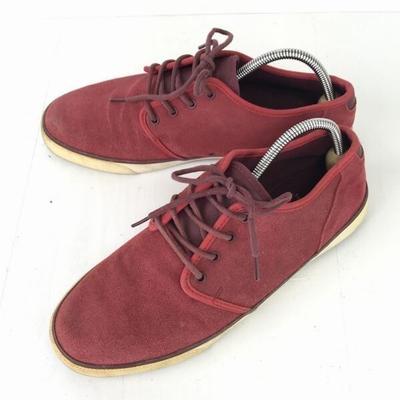 DC SHOES Studio SD Leather Suede Low-cut Sneakers 28.0 red(USED)