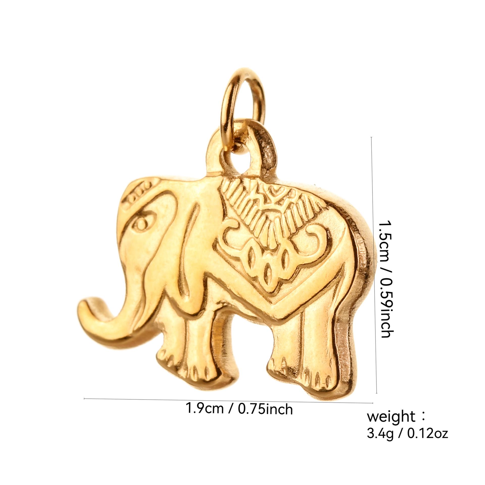 Stainless Steel Rocking Horse & Wooden Horse DIY Necklace Keychain Charm