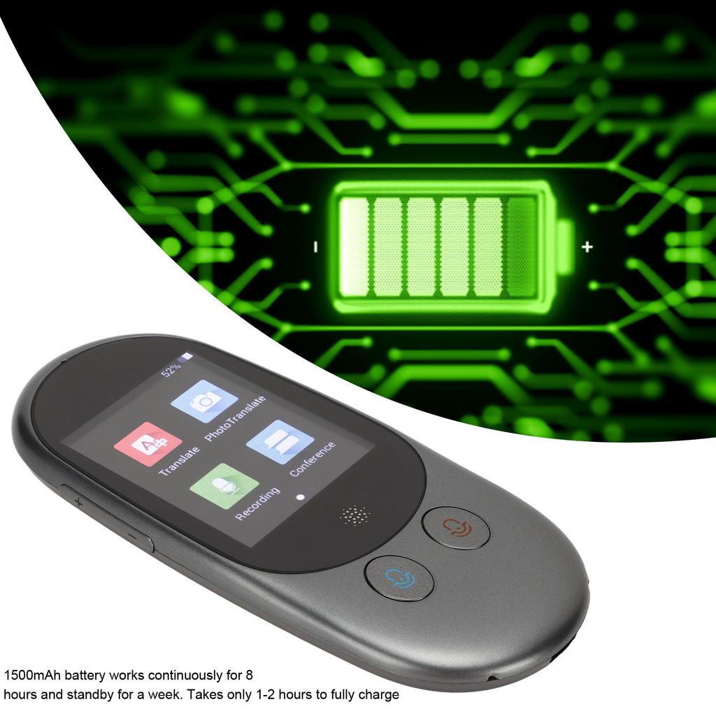Language Translator Device 2.4in   Real Time Two Way Translation Portable Intelligent Voice Translator