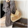 Large Capacity Weave Tote Bag Fashion Summer Beach Straw Handbag Bohemian Shoulder Bag  Beach