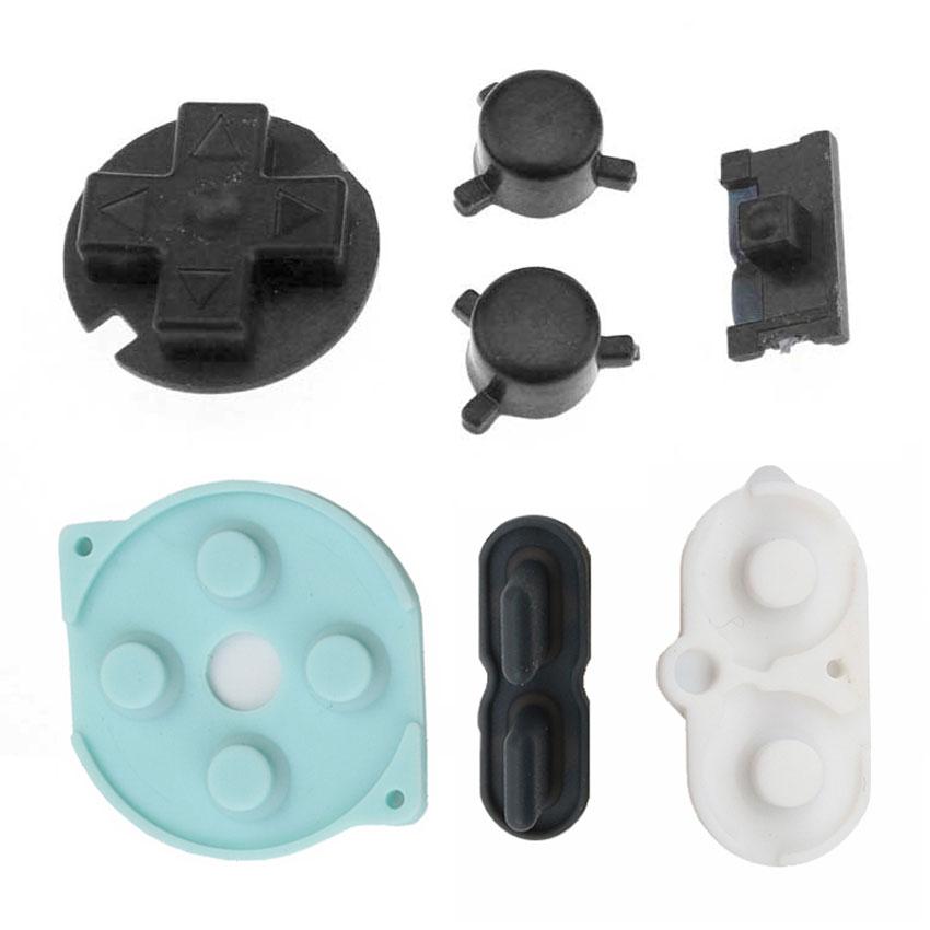 

JCD For Nintend Gameboy Pocket Rubber Conductive Buttons A B D Pads Power On Off Buttons Keypads For GBP чёрный