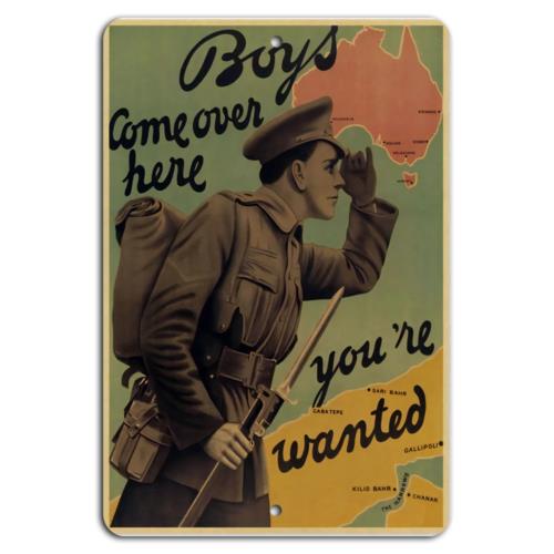 Join the Call Youre Wanted Down UnderAluminumtin sign 20x30cm(7.8x11.8inch)