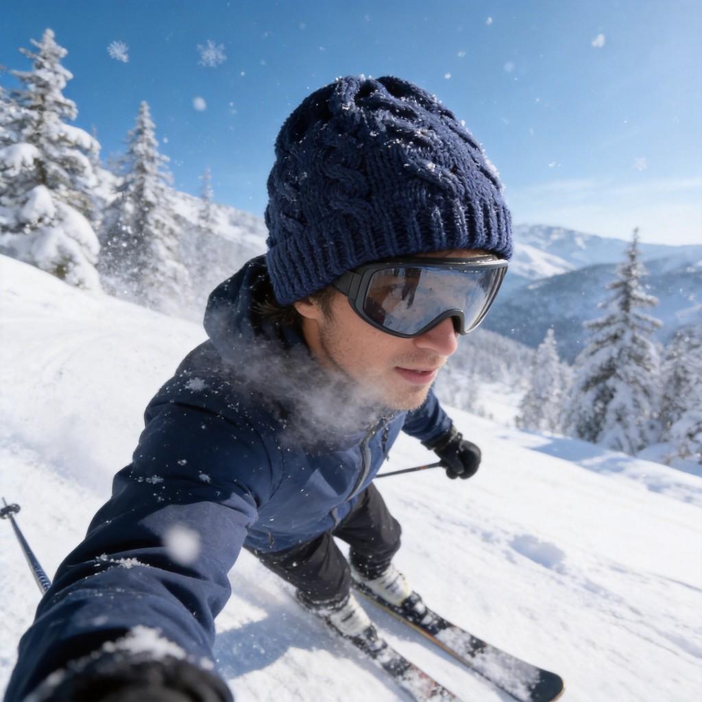 Cotton Blend Cold Weather Hat Unisex Beanie With Ear Protection For Winter And Fall