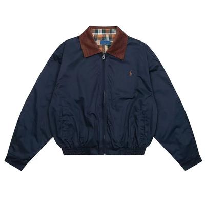 ZYLLO Men's Vintage Jacket Collared Outerwear Fashion Bomber Jacket for Women