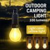 Led Tungsten Bulb Outdoor Retro Camping Light Tent Light Waterproof Emergency Lamp Bulb Solar Charging Hanging Lamp USB Charge