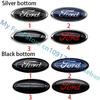 Nuevo Pegatina de Coche 2026 Para Ford ABS 14.5 Logo Frontal Capó Delantero del Coche Insignia Trasera del Maletero Pegatina Para Ford Mondeo Focus Fusion MK2
