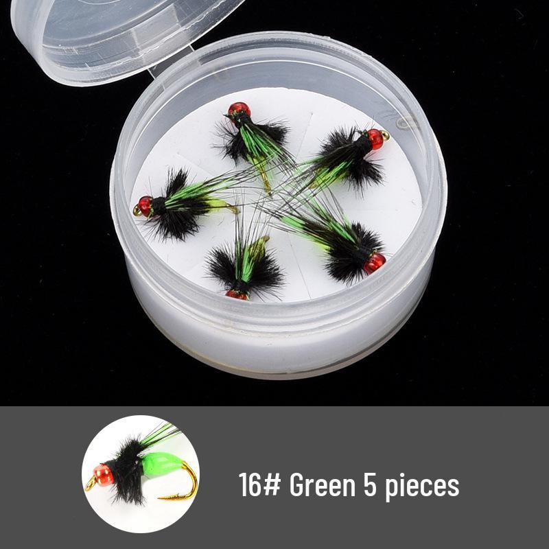 White Strip Fishing Rig: Micro Lure Baits, Mosquito Fly Hooks, Feather Lure, and Imitation Melon Seed Bait