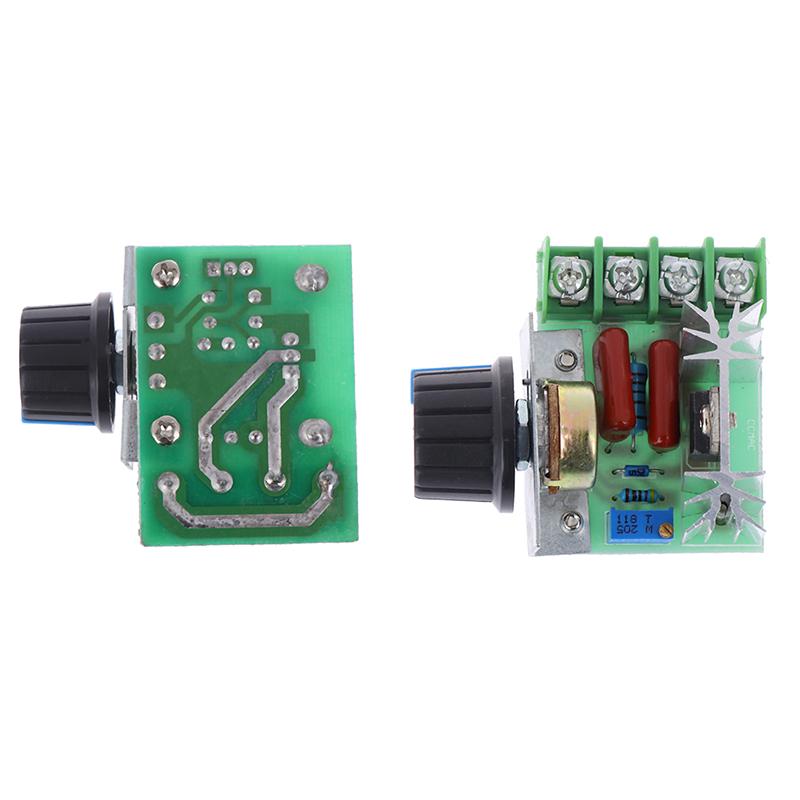 2000W Ac 50-250V 25A Adjustable Motor Speed Controller Voltage Regulator