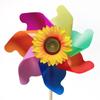 Toys Plastic Wind Spinners Colorful Sunflower Windmills DIY Wind Spinners Layout Pinwheels Toys