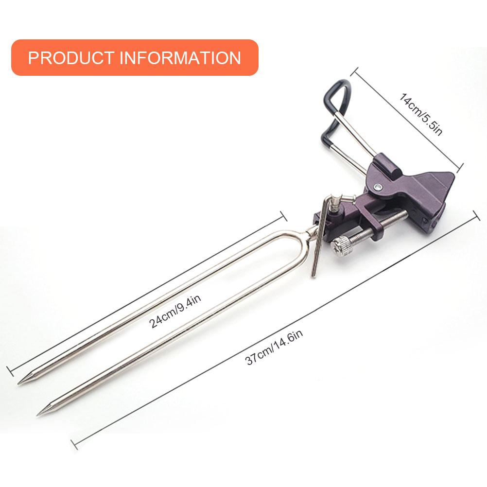 

Держатель удочки для береговой рыбалки Регулируемая наземная опорная подставка Держатель удочки