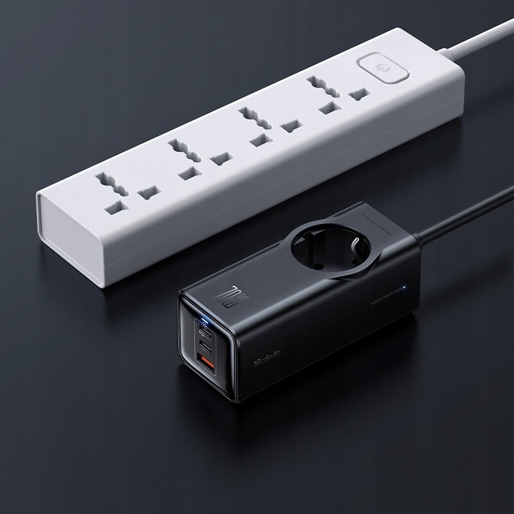 Mcdodo Power Supply List Gan 1Xusb 2Xusb-C 1Xac 70W