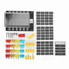 Universal 1 In 12 Out Fuse Holder Electrical Fuse Box 10‑32V with LED Warning Indicators for Car Boat RV