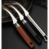 Küchen Gemüseschäler Edelstahl Holzgriff Obst Kartoffel Karottenschneider Schälmesser Küchenmaschine Werkzeuge Gadget